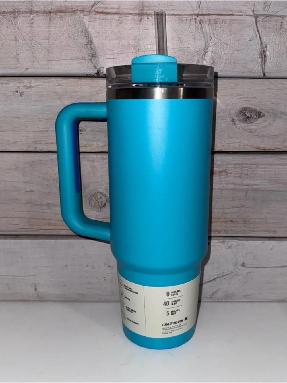 Stanley 30oz Quencher Tumbler - AQUAMARINE - 2024 Target Summer Release NWT - Picture 3 of 9